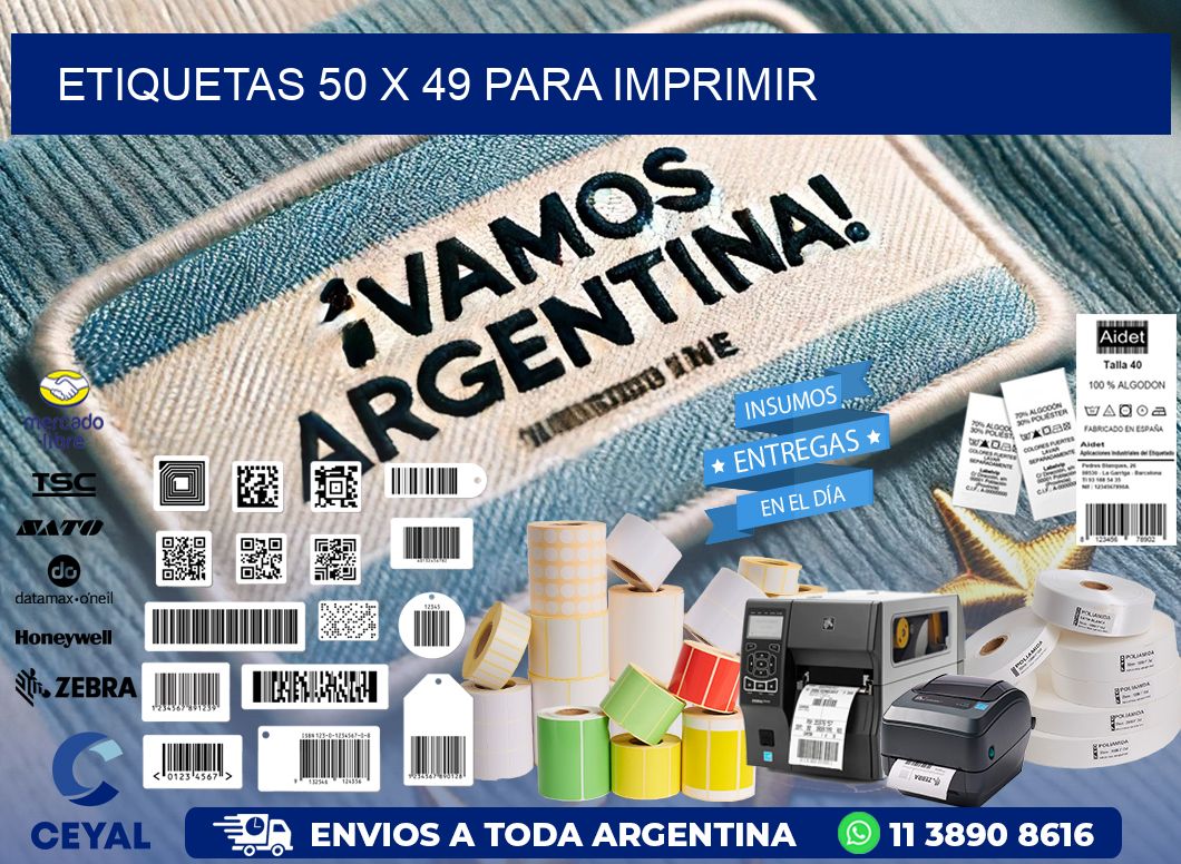 ETIQUETAS 50 x 49 PARA IMPRIMIR