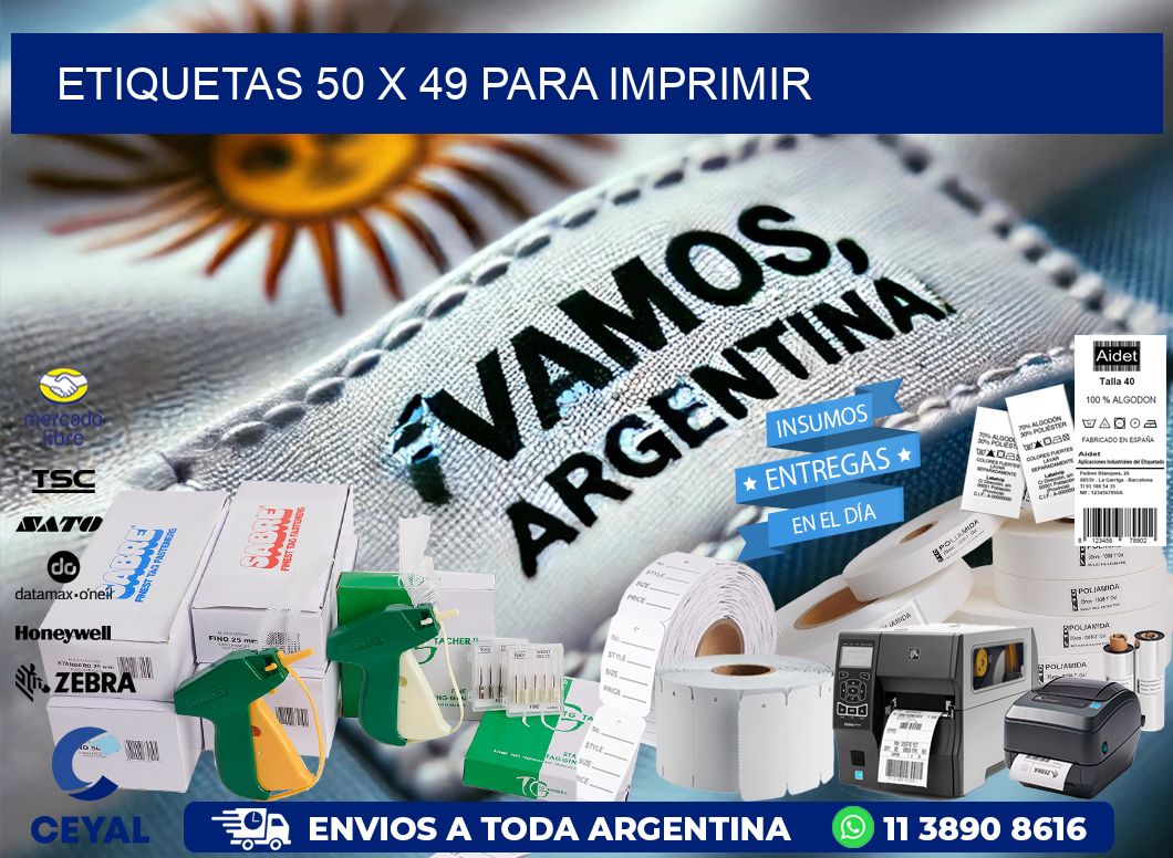 ETIQUETAS 50 x 49 PARA IMPRIMIR