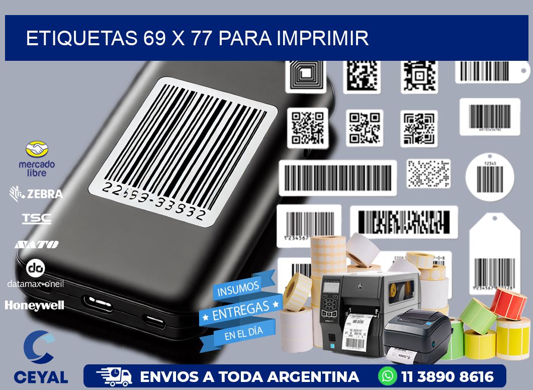 ETIQUETAS 69 x 77 PARA IMPRIMIR