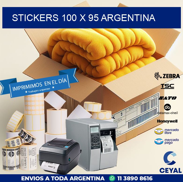 STICKERS 100 x 95 ARGENTINA