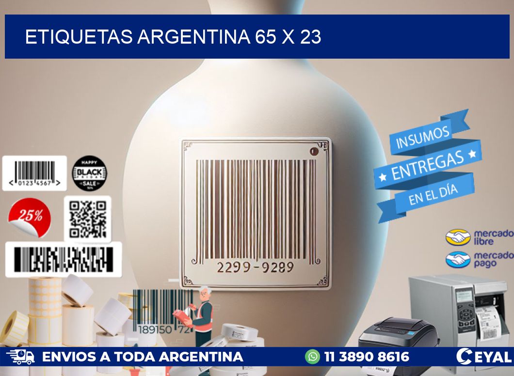 etiquetas argentina 65 x 23