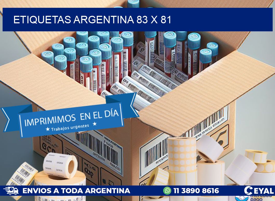 etiquetas argentina 83 x 81