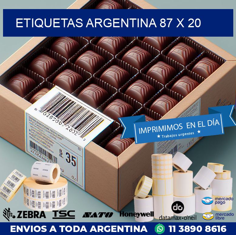 etiquetas argentina 87 x 20