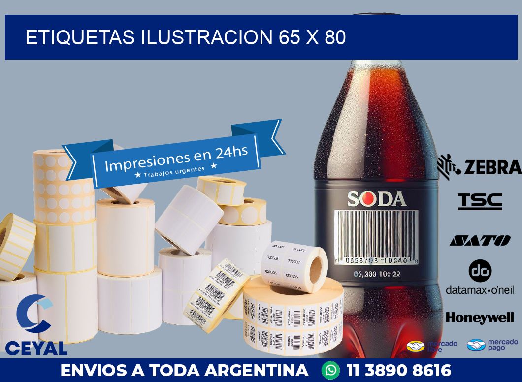 etiquetas ilustracion 65 x 80