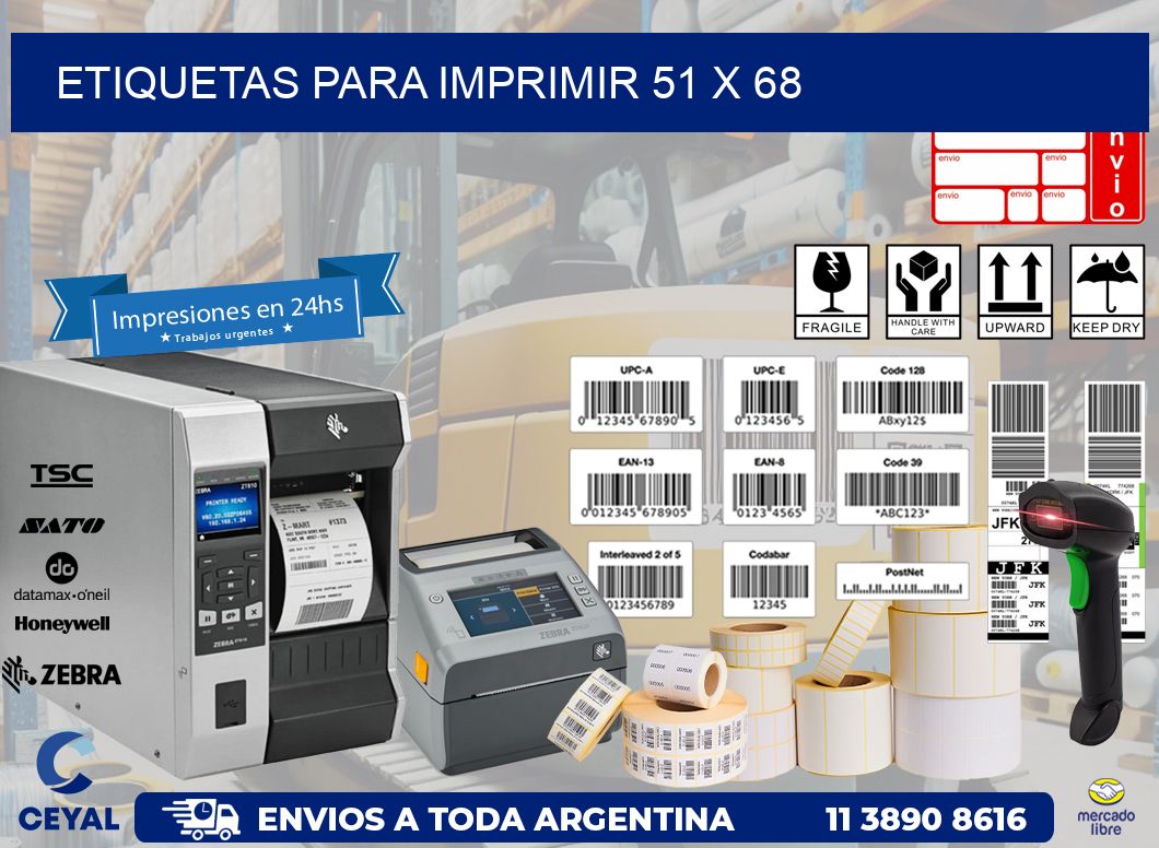 etiquetas para imprimir 51 x 68