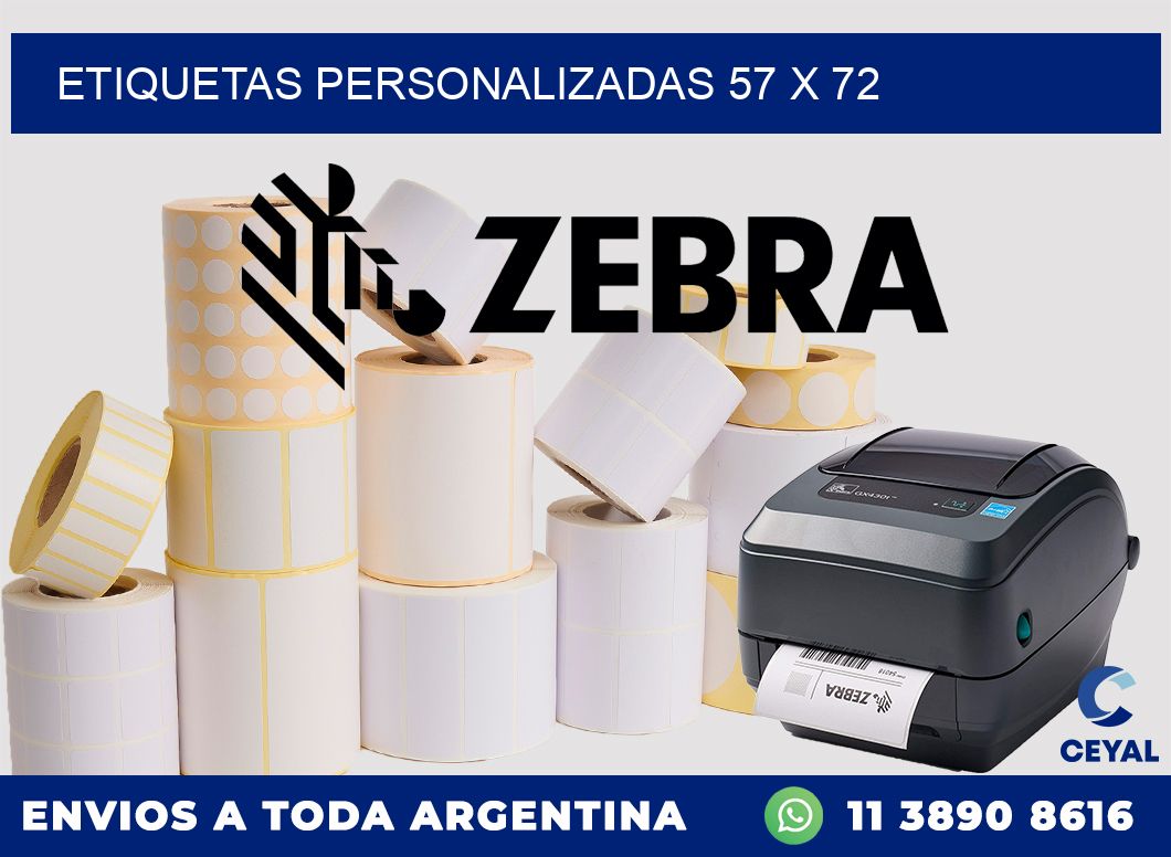 etiquetas personalizadas 57 x 72