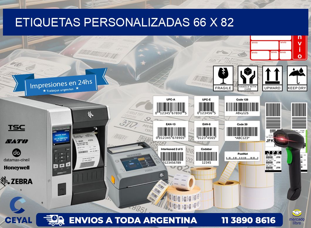 etiquetas personalizadas 66 x 82