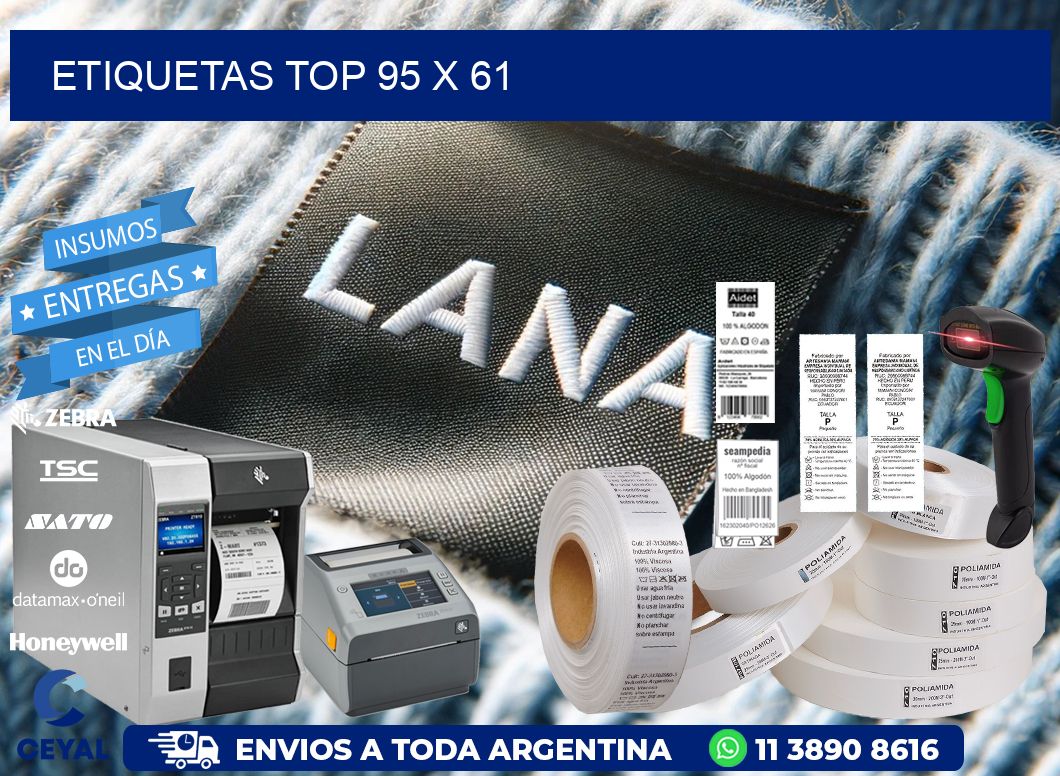 etiquetas top 95 x 61