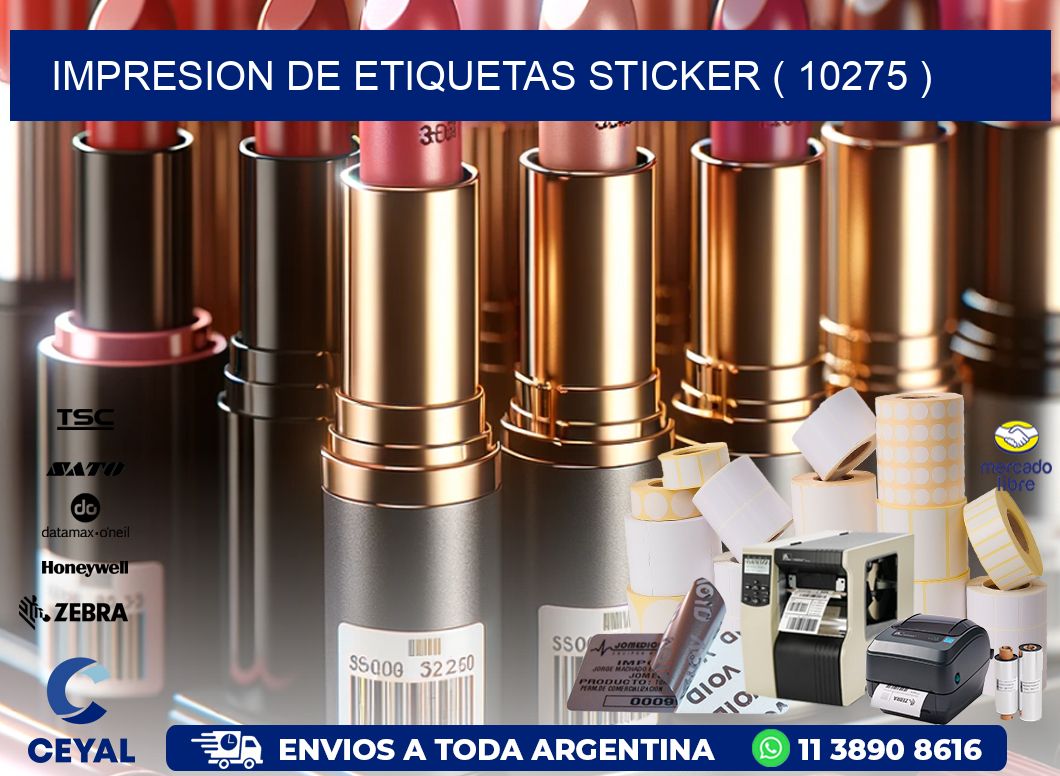 impresion de etiquetas sticker ( 10275 )