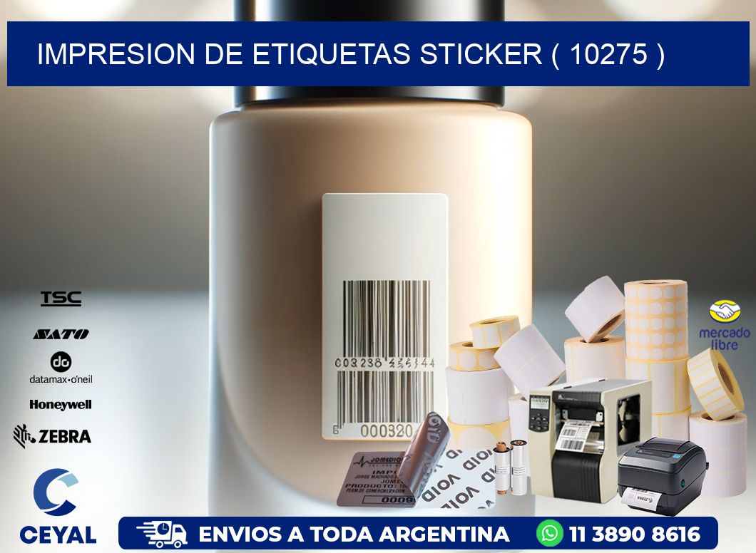 impresion de etiquetas sticker ( 10275 )