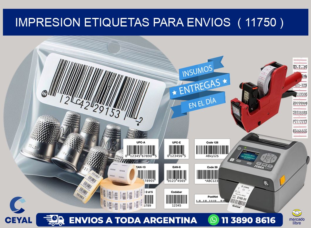 impresion etiquetas para envios  ( 11750 )