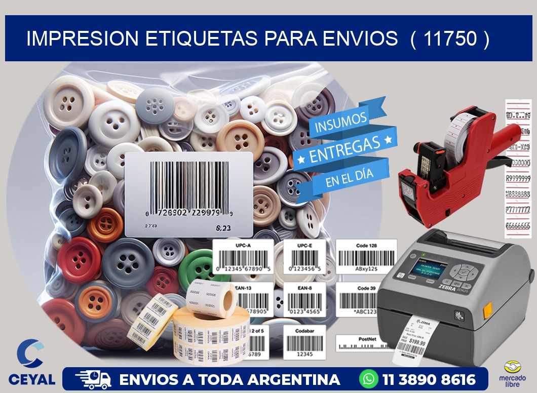 impresion etiquetas para envios  ( 11750 )