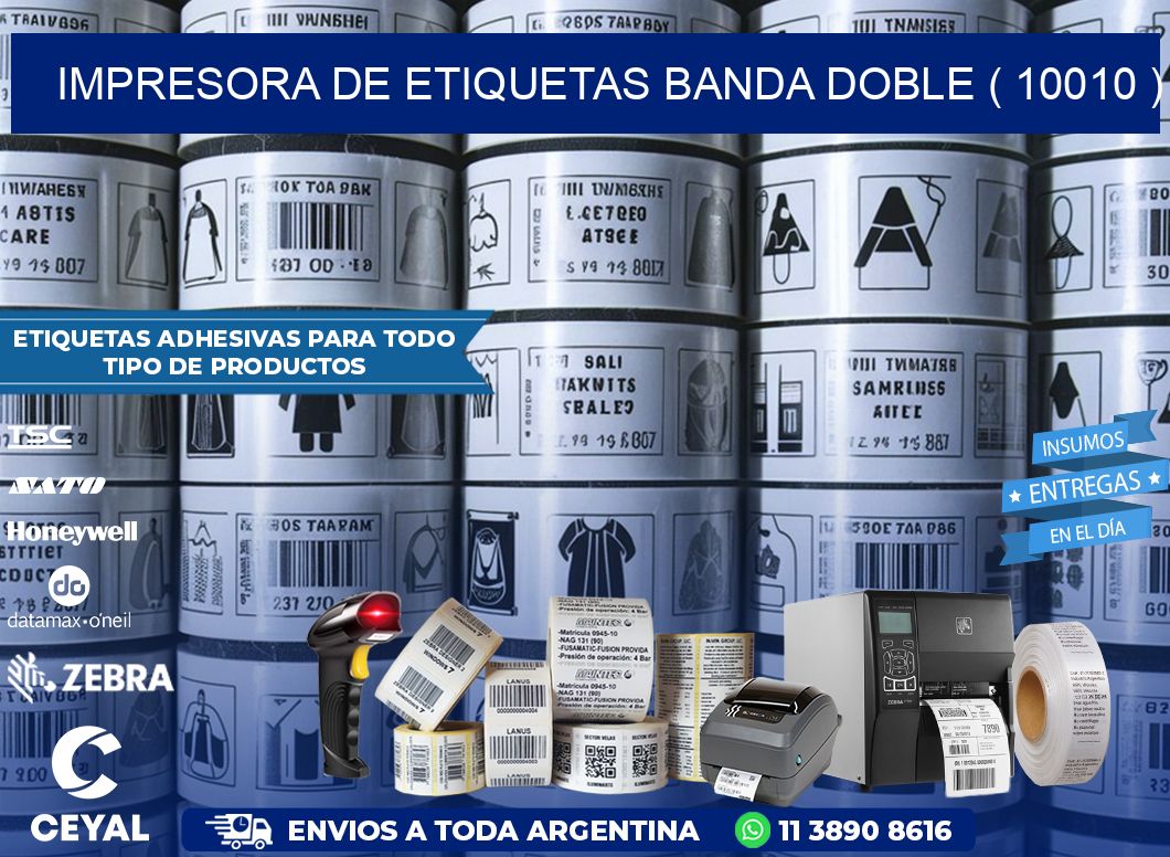 impresora de etiquetas banda doble ( 10010 )