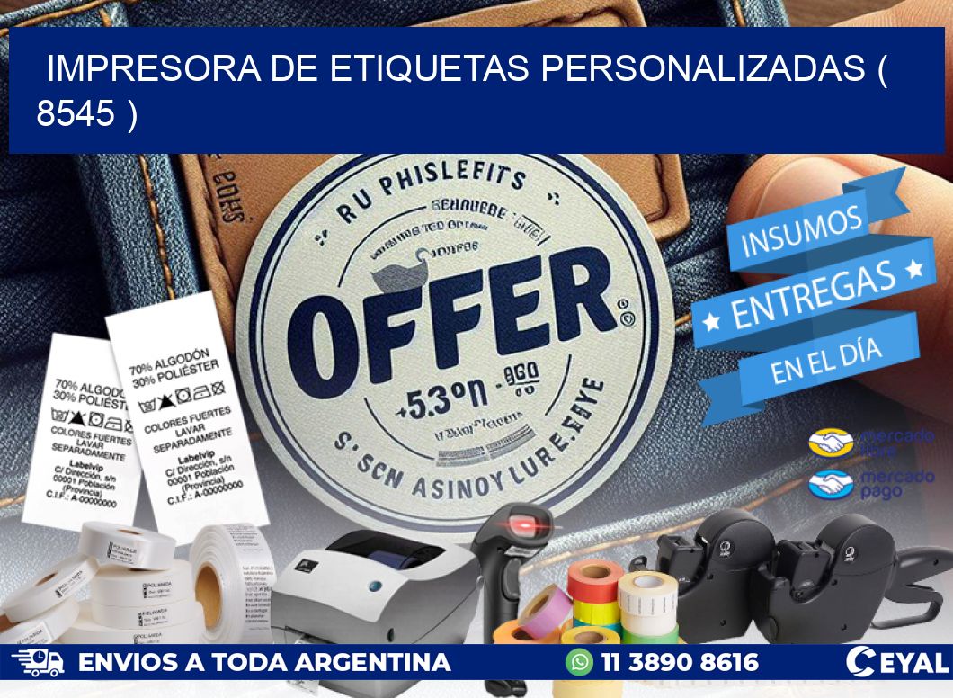 impresora de etiquetas personalizadas ( 8545 )