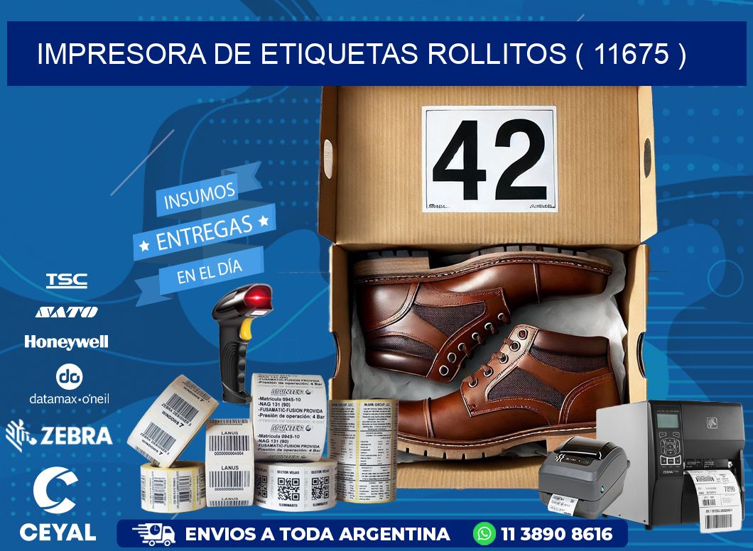 impresora de etiquetas rollitos ( 11675 )