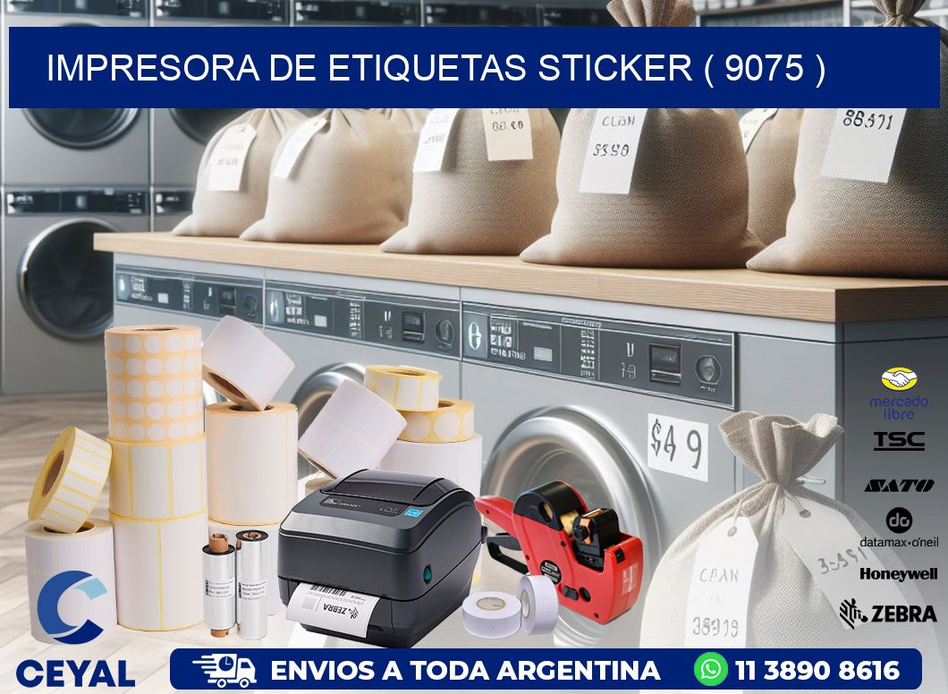 impresora de etiquetas sticker ( 9075 )