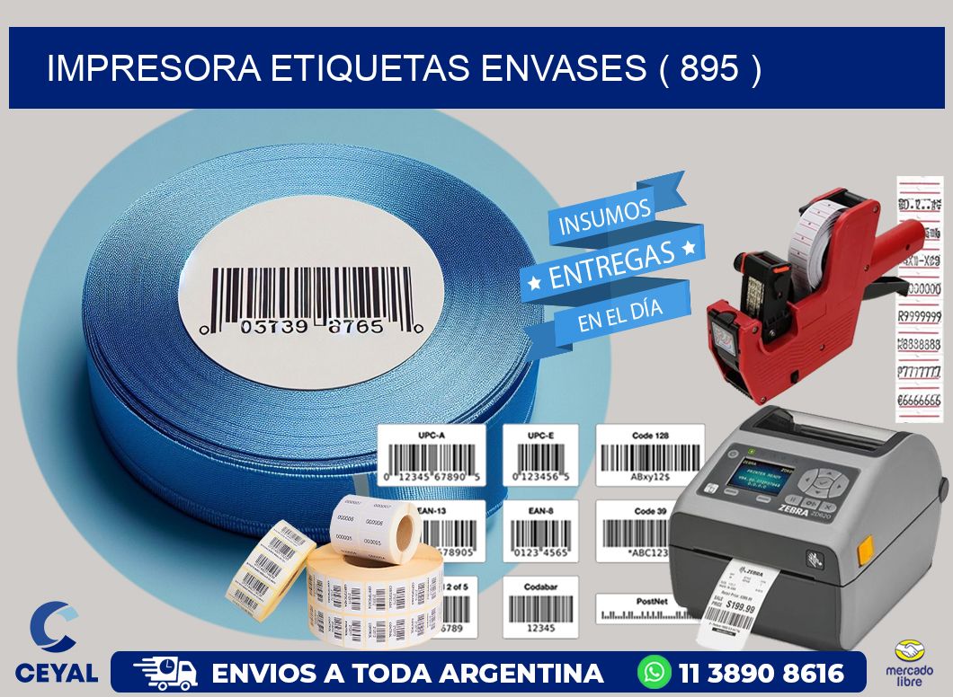 impresora etiquetas envases ( 895 )
