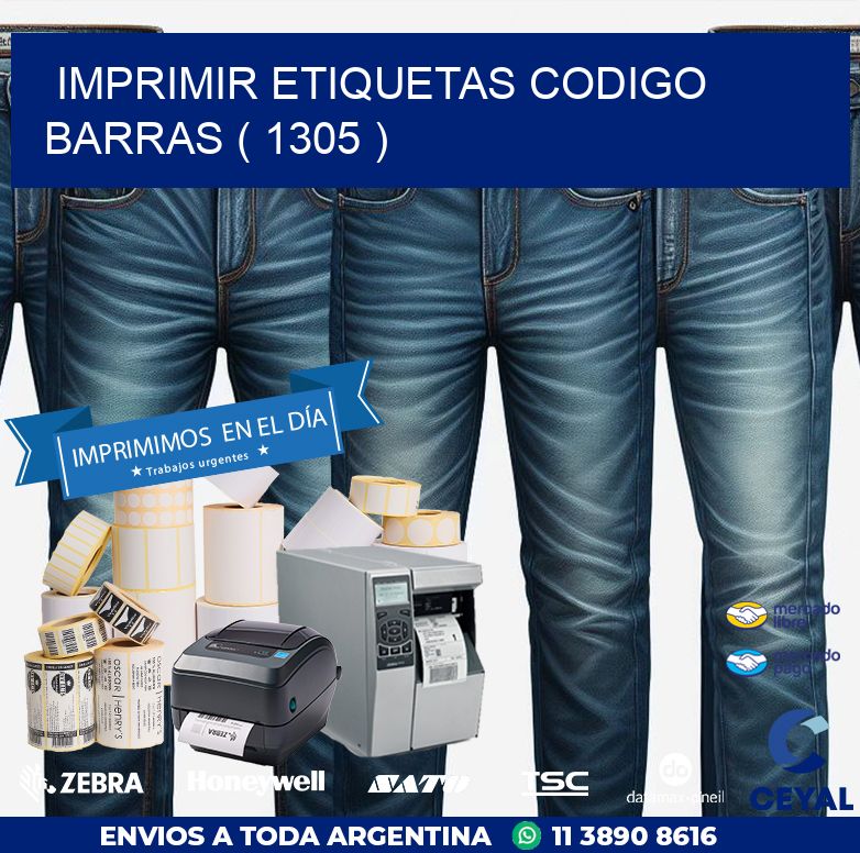 imprimir etiquetas codigo barras ( 1305 )