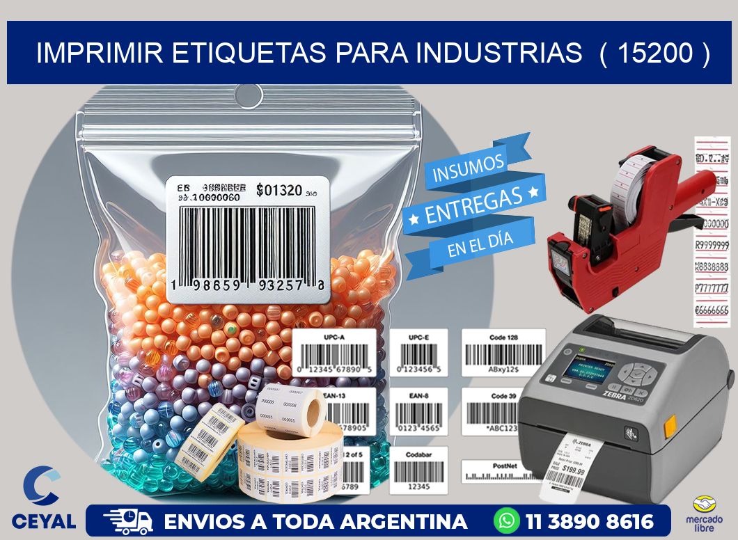 imprimir etiquetas para industrias  ( 15200 )