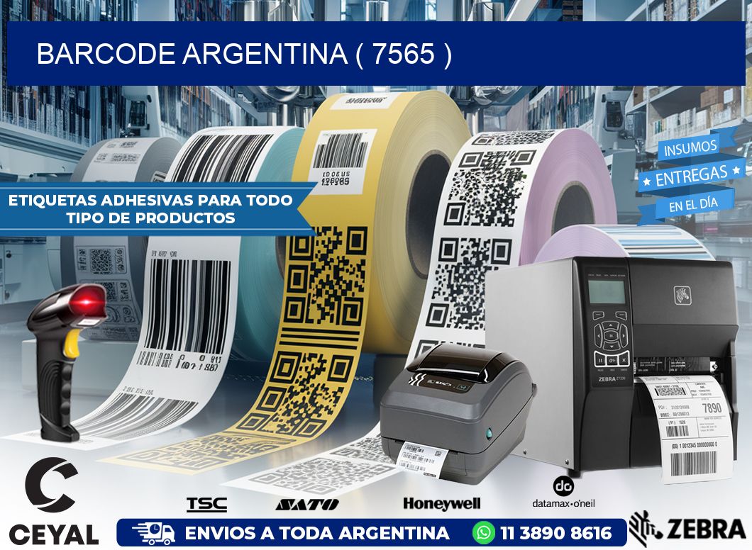 BARCODE ARGENTINA ( 7565 )