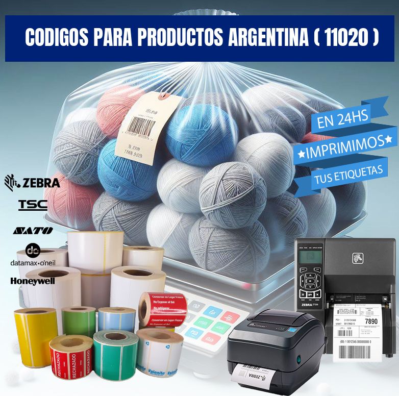 CODIGOS PARA PRODUCTOS ARGENTINA ( 11020 )