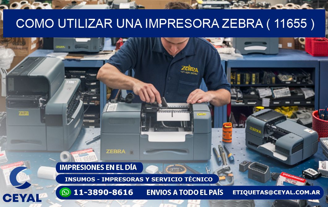 COMO UTILIZAR UNA IMPRESORA ZEBRA ( 11655 )