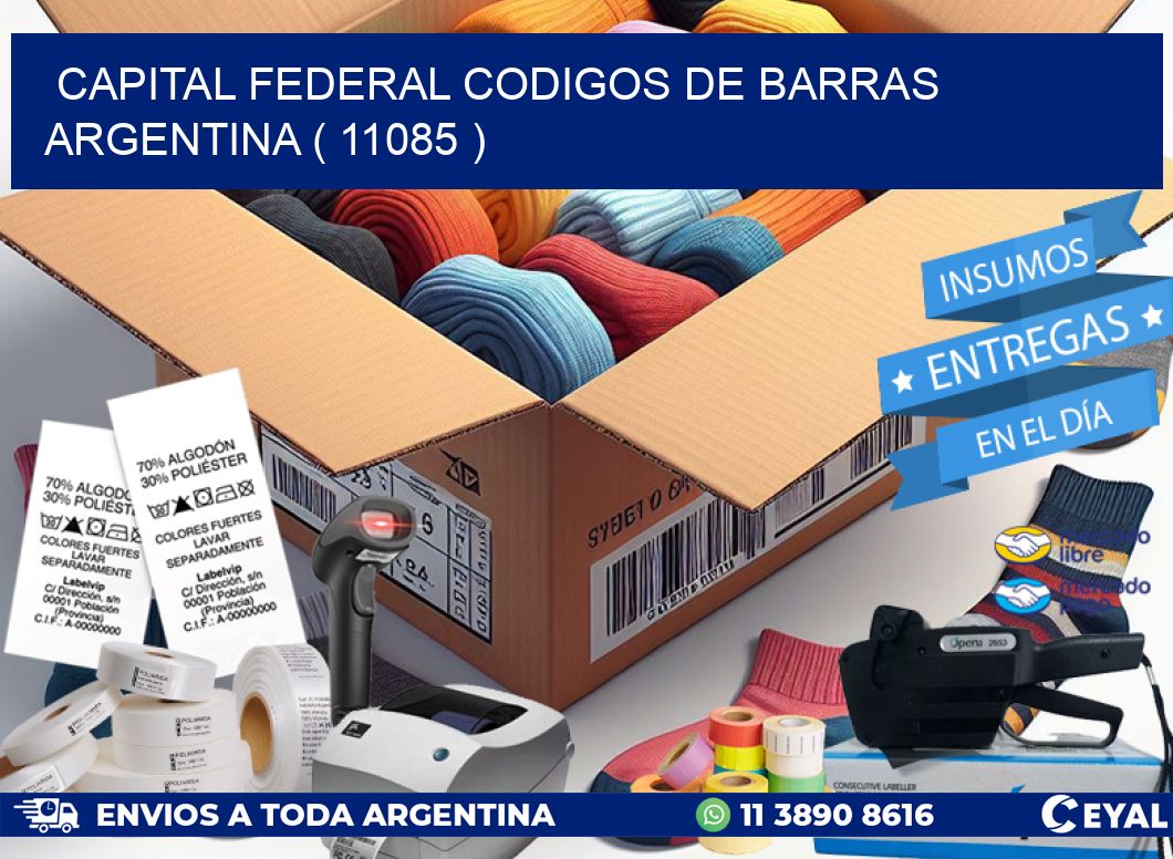 Capital federal codigos de barras argentina ( 11085 )