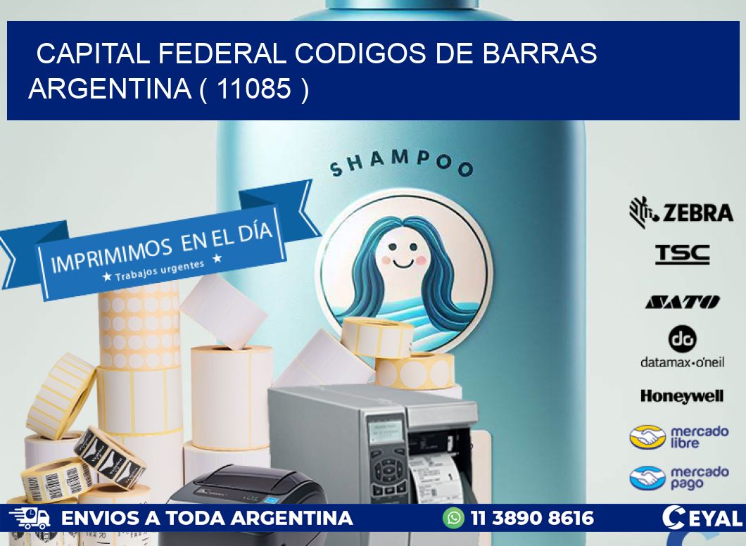 Capital federal codigos de barras argentina ( 11085 )