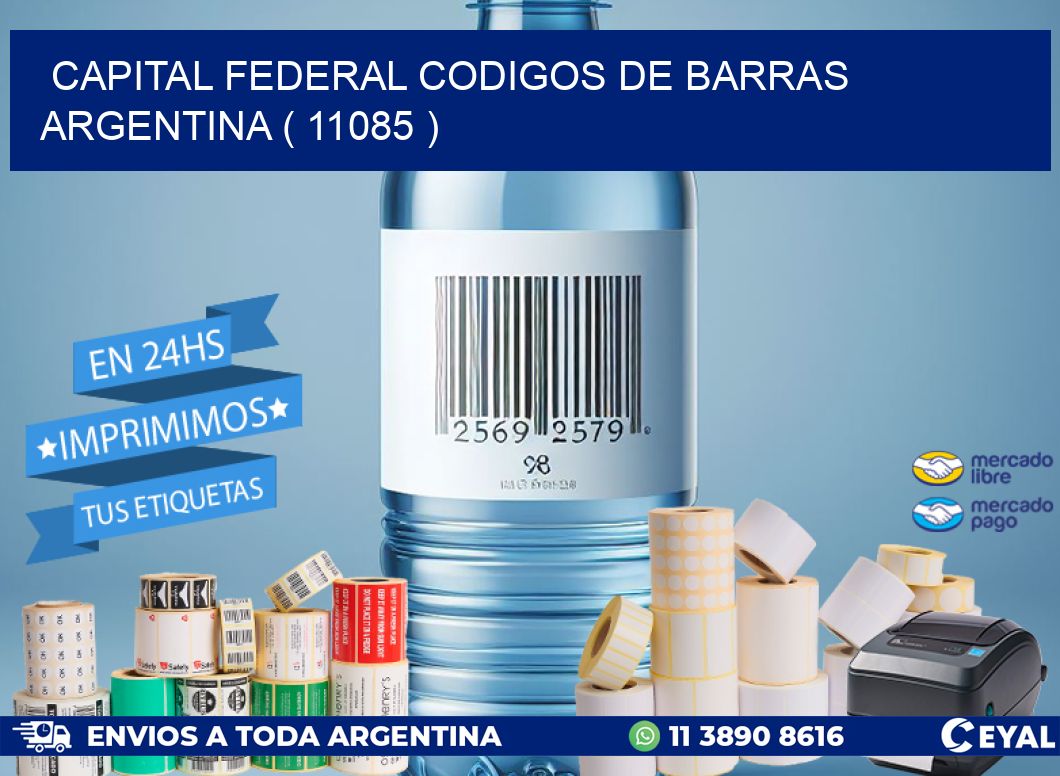 Capital federal codigos de barras argentina ( 11085 )