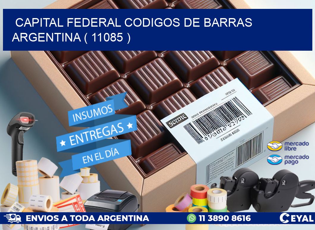 Capital federal codigos de barras argentina ( 11085 )