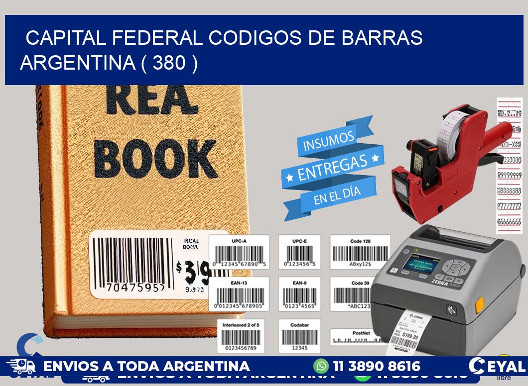 Capital federal codigos de barras argentina ( 380 )