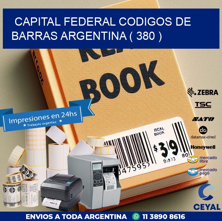 Capital federal codigos de barras argentina ( 380 )