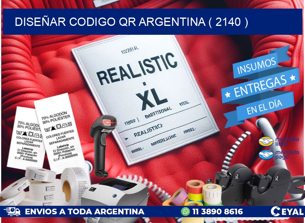 DISEÑAR CODIGO QR ARGENTINA ( 2140 )