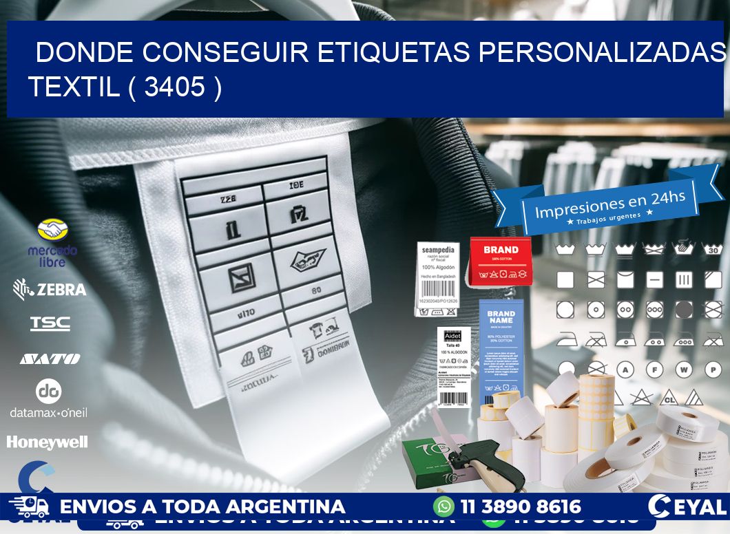 DONDE CONSEGUIR ETIQUETAS PERSONALIZADAS TEXTIL ( 3405 )