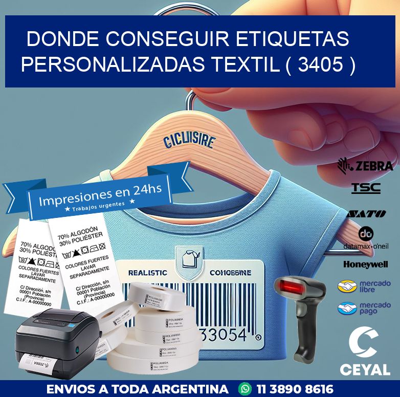 DONDE CONSEGUIR ETIQUETAS PERSONALIZADAS TEXTIL ( 3405 )