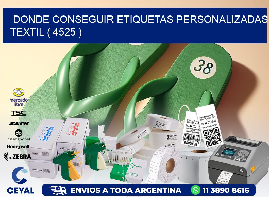 DONDE CONSEGUIR ETIQUETAS PERSONALIZADAS TEXTIL ( 4525 )