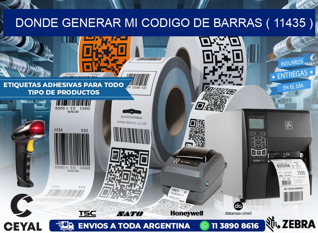 DONDE GENERAR MI CODIGO DE BARRAS ( 11435 )