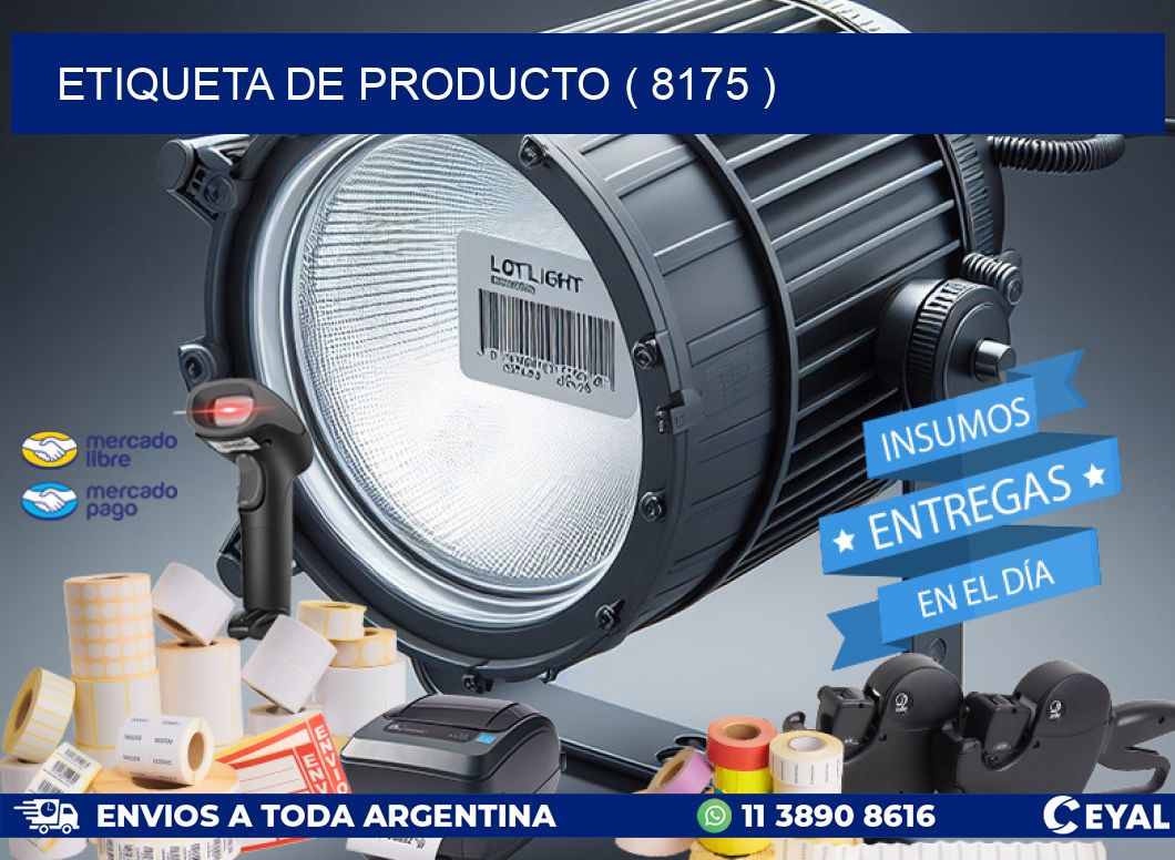 ETIQUETA DE PRODUCTO ( 8175 )
