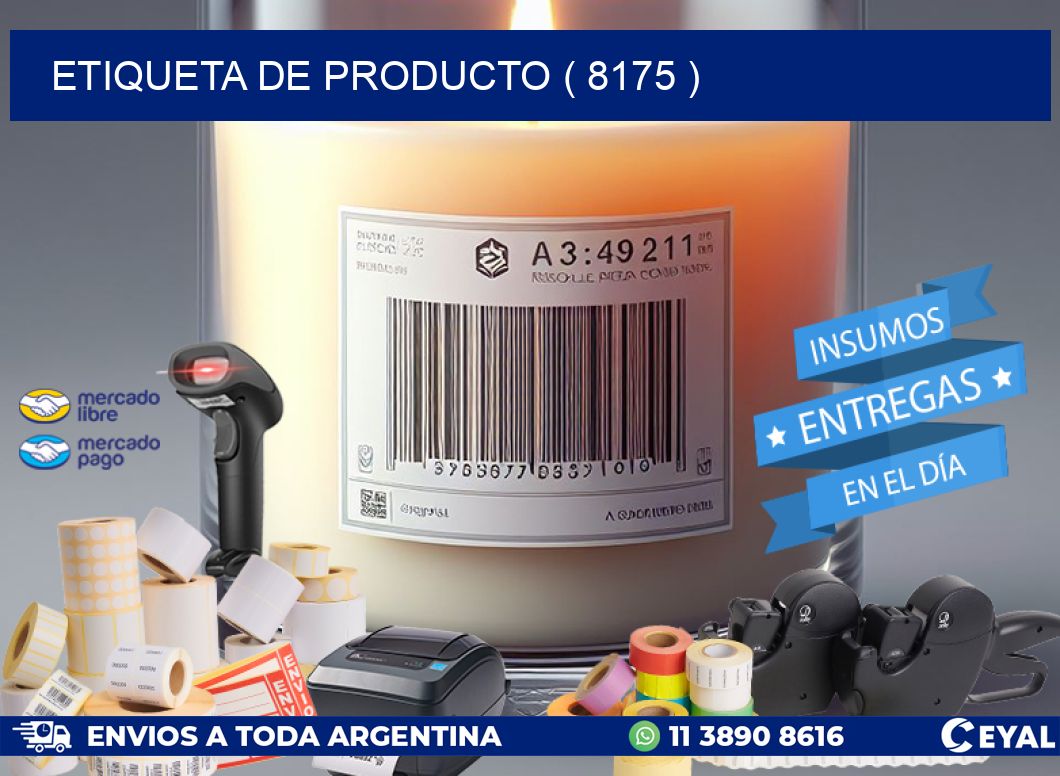 ETIQUETA DE PRODUCTO ( 8175 )