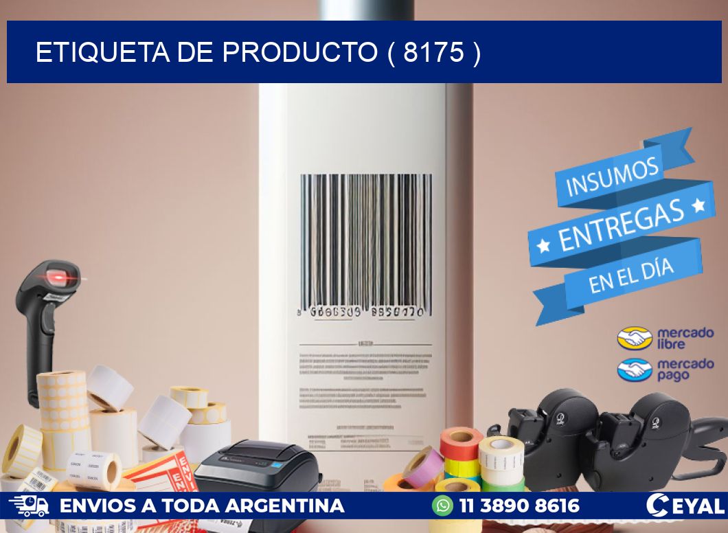 ETIQUETA DE PRODUCTO ( 8175 )