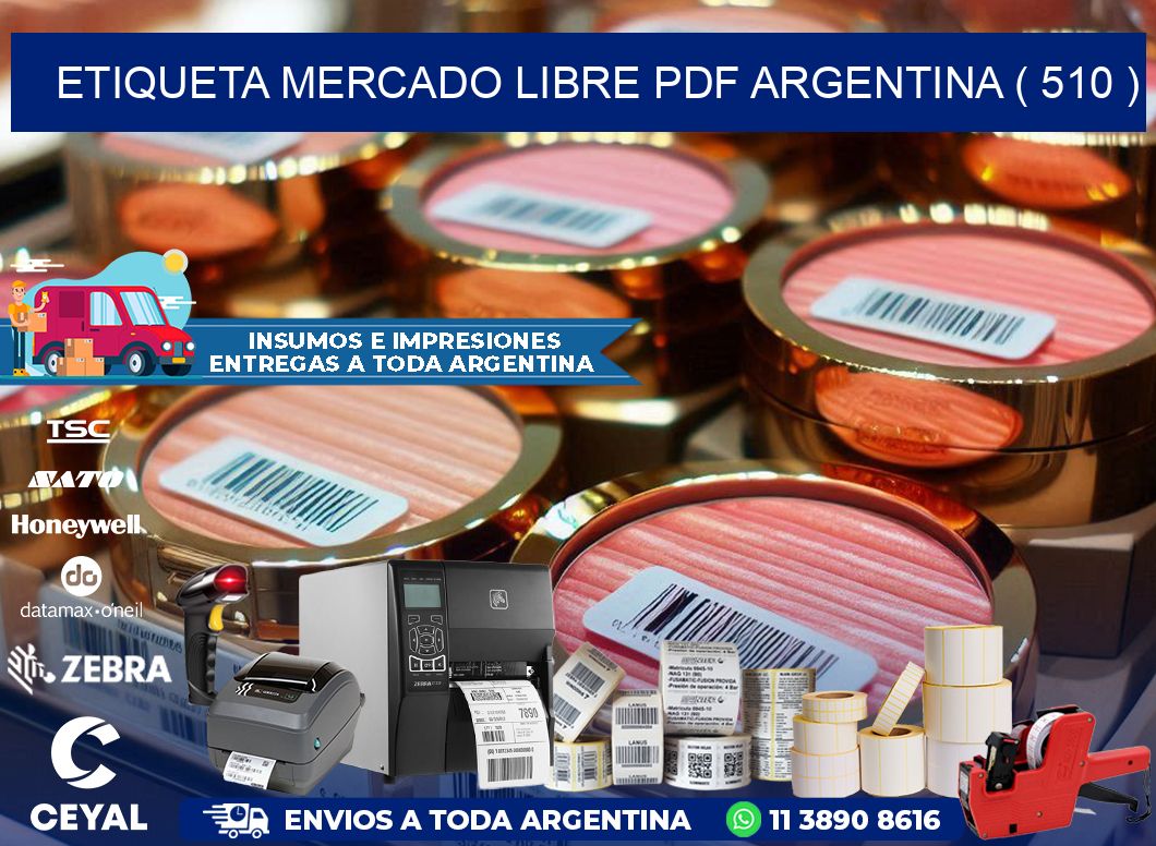 ETIQUETA MERCADO LIBRE PDF ARGENTINA ( 510 )