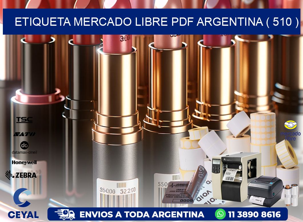 ETIQUETA MERCADO LIBRE PDF ARGENTINA ( 510 )