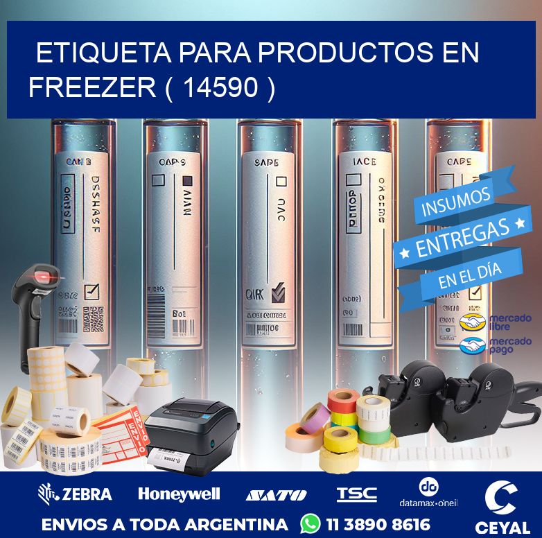 ETIQUETA PARA PRODUCTOS EN FREEZER ( 14590 )