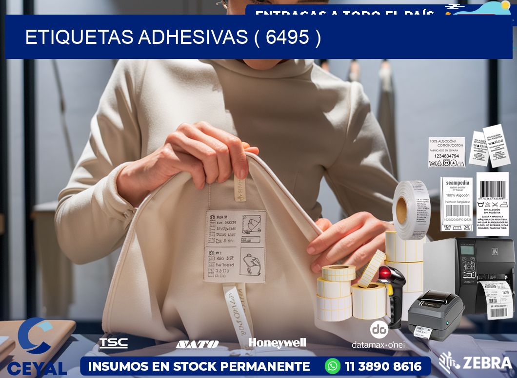 ETIQUETAS ADHESIVAS ( 6495 )