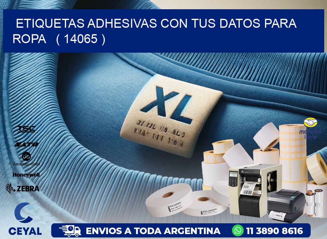 ETIQUETAS ADHESIVAS CON TUS DATOS PARA ROPA   ( 14065 )