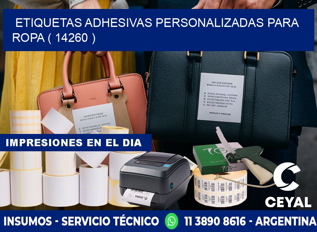 ETIQUETAS ADHESIVAS PERSONALIZADAS PARA ROPA ( 14260 )