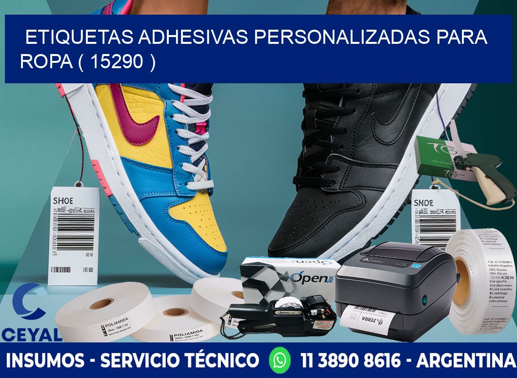 ETIQUETAS ADHESIVAS PERSONALIZADAS PARA ROPA ( 15290 )