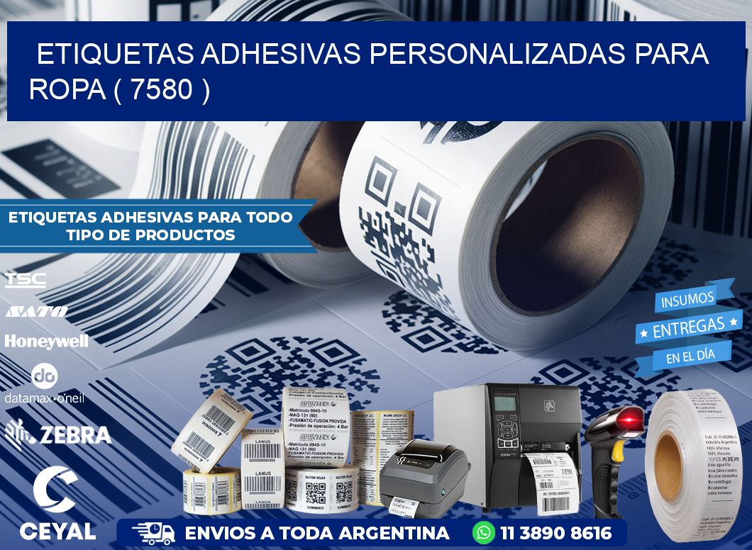 ETIQUETAS ADHESIVAS PERSONALIZADAS PARA ROPA ( 7580 )