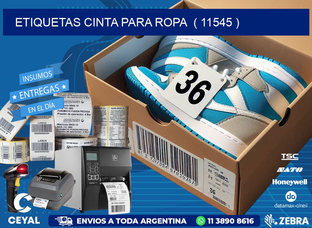 ETIQUETAS CINTA PARA ROPA  ( 11545 )