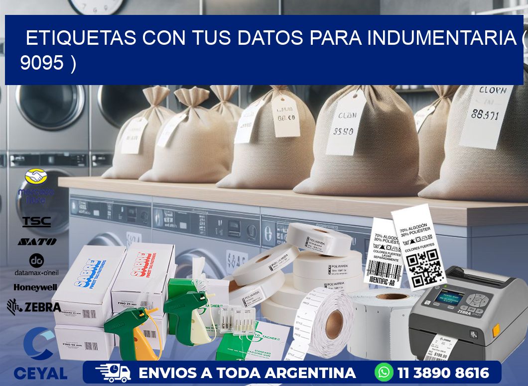 ETIQUETAS CON TUS DATOS PARA INDUMENTARIA ( 9095 )